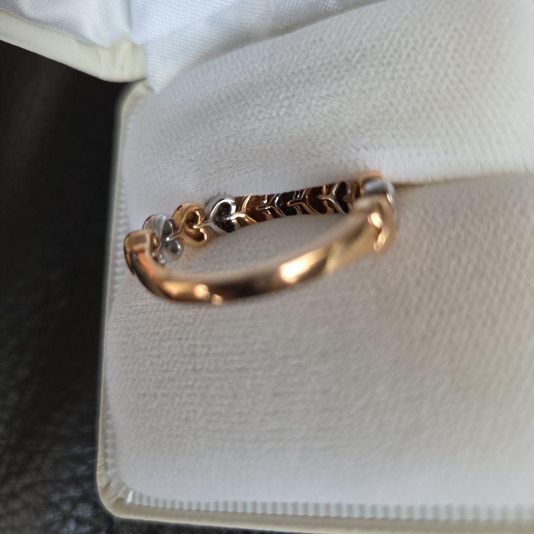 GSTV 購入 18K総量7gハート型ゴールドトーンリング - メルカリ