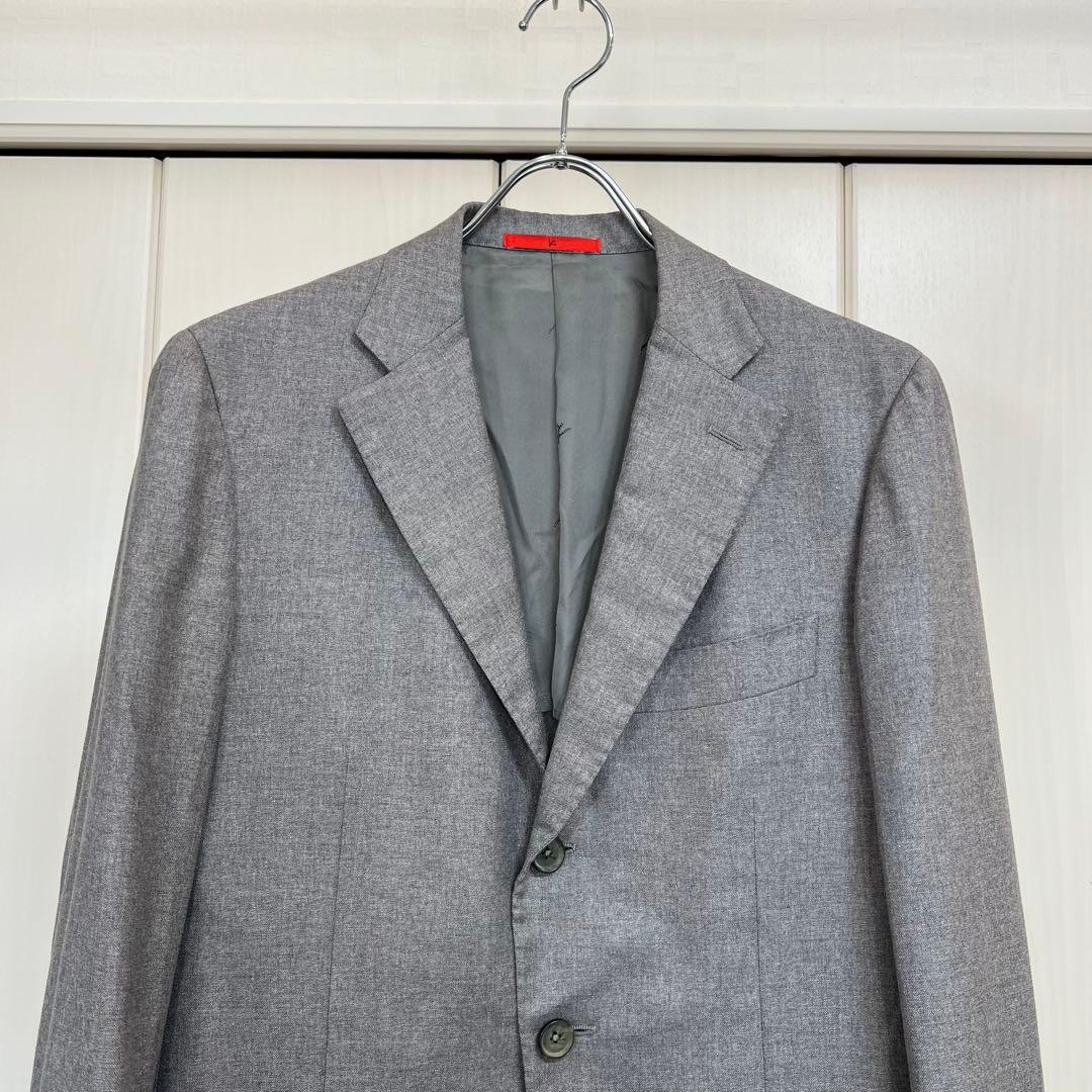 ISAIA \"SAILOR\" シルク混 テーラードジャケット 44