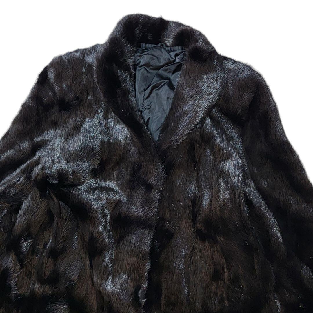 極美品】銀サガ サガミンク SAGA MINK 逆毛 ミンクコート 毛皮 - メルカリ