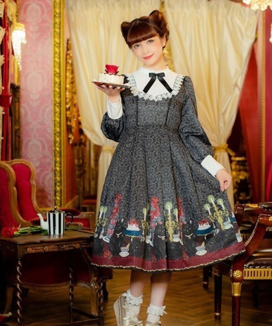 axes femme kawaii猫会ワンピース - メルカリ