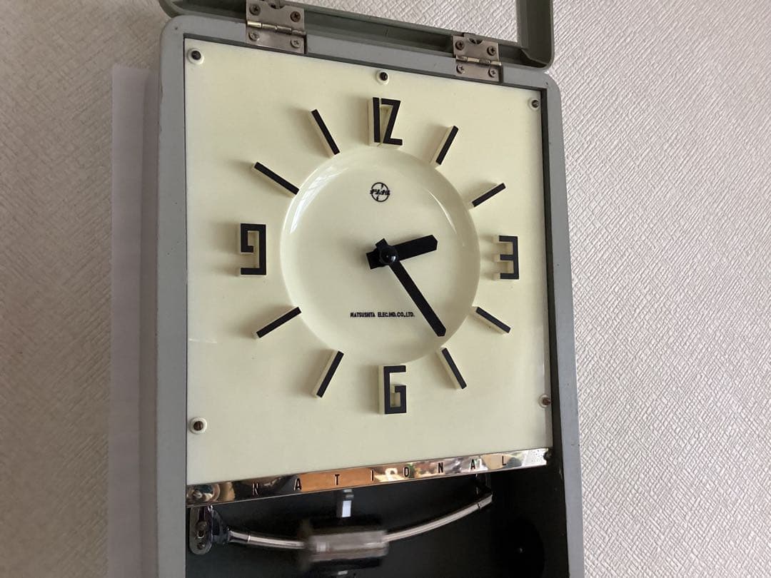 National(現Panasonic)オルゴール時報振り子時計昭和30年代