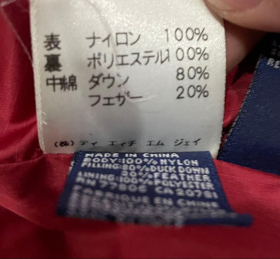 極暖・肉厚】トミーヒルフィガー ダウンジャケット L 黒 90s 裏地