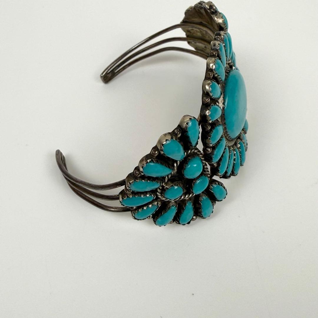 ヤマダ 様 専用 ZUNI ニードルポイント ターコイズシルバーバングル