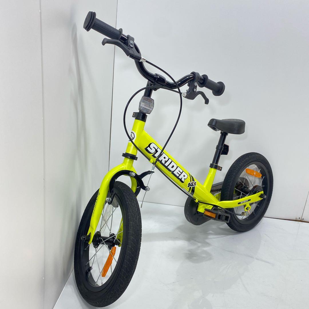 値下げ 良品 ストライダー14X ライムイエロー - メルカリ