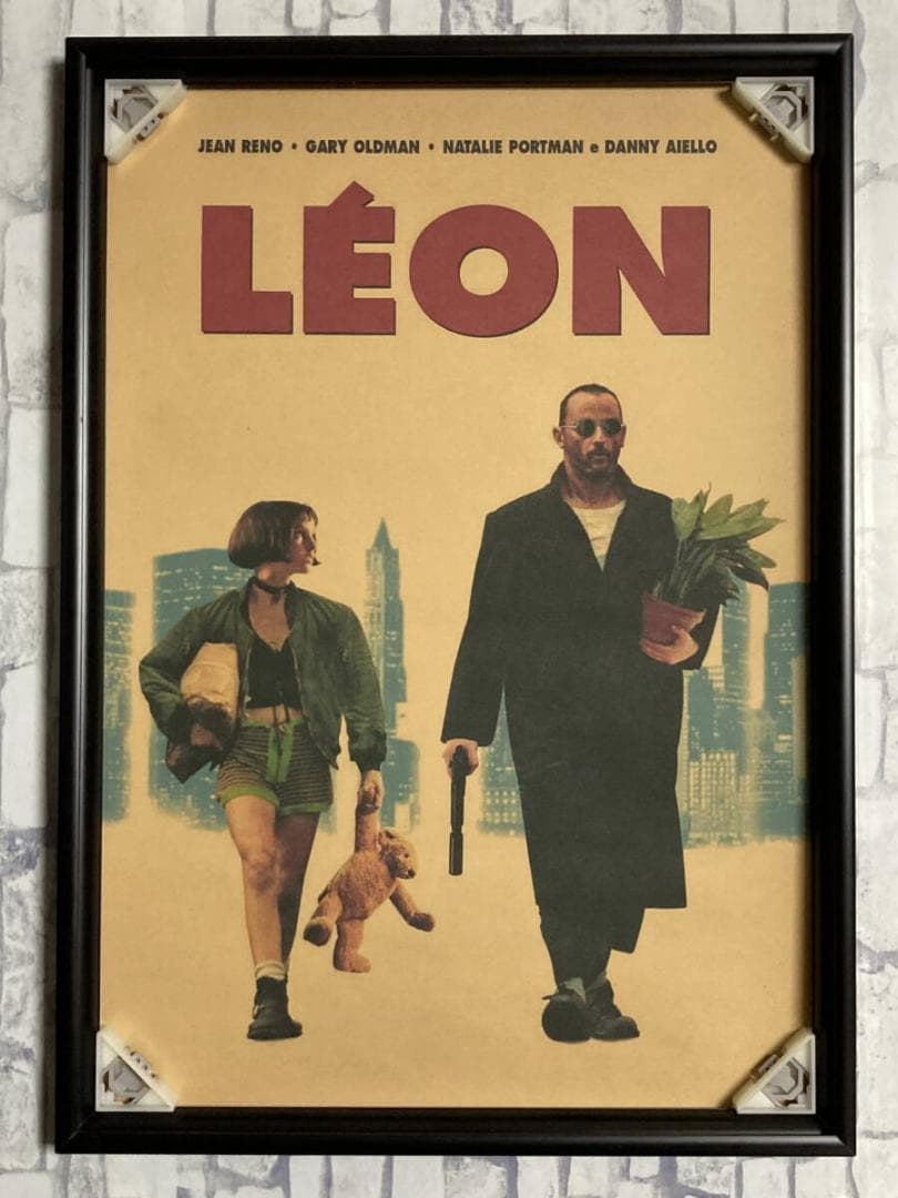 レオン/マチルダ ジャン・レノ レトロ調 ポスター タイプA」jo-db