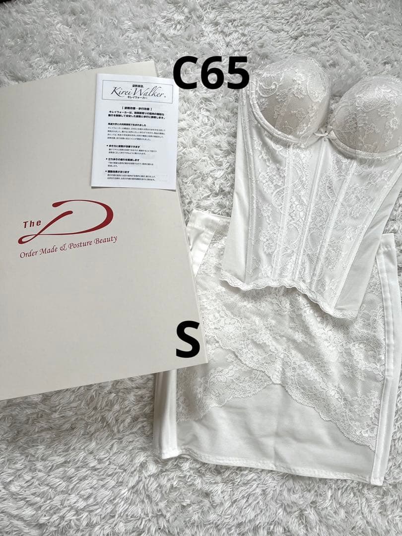 ブライダルインナー2点セット The Dクラウディア ビスチェ キレイ