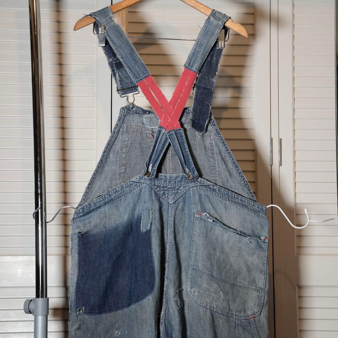 Special】【40's】 デニム オーバーオール BLUE BELL 【Special