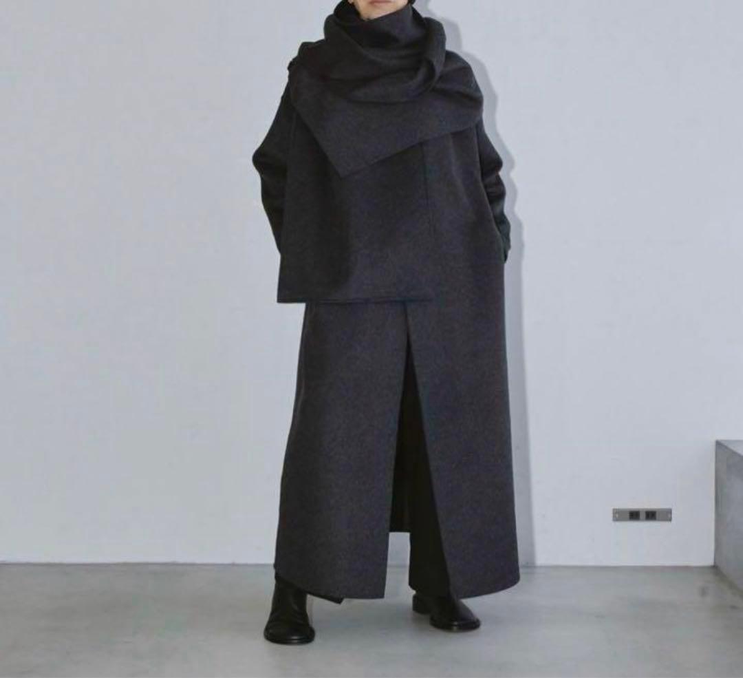 TODAYFUL stole wool coat ストールウールコート 38 - メルカリ