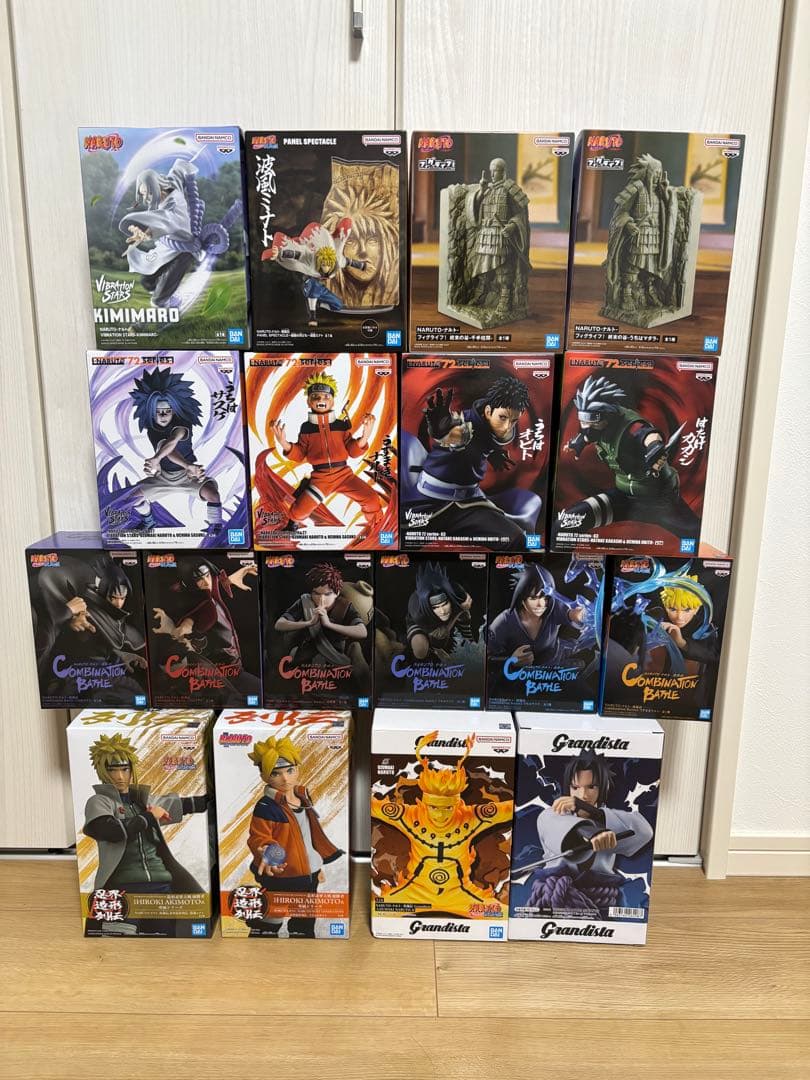 NARUTO ナルト サスケ ミナト 終末の谷 フィギュア 8点セット - メルカリ