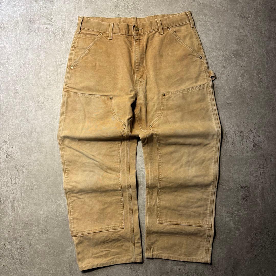 Carhartt USA製 カーハート ダブルニー フェード w34 - メルカリ