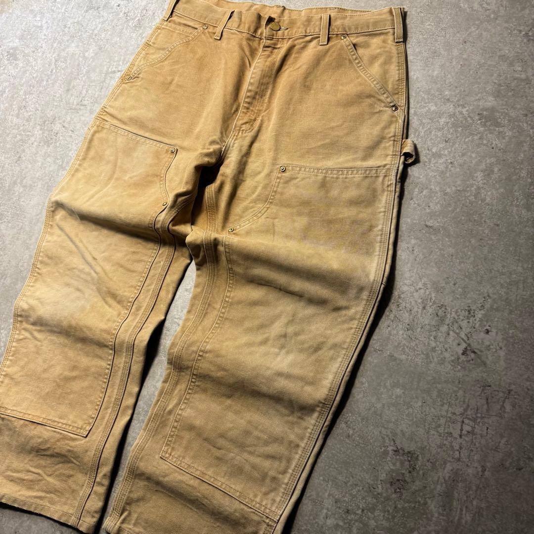 Carhartt USA製 カーハート ダブルニー フェード w34 - メルカリ