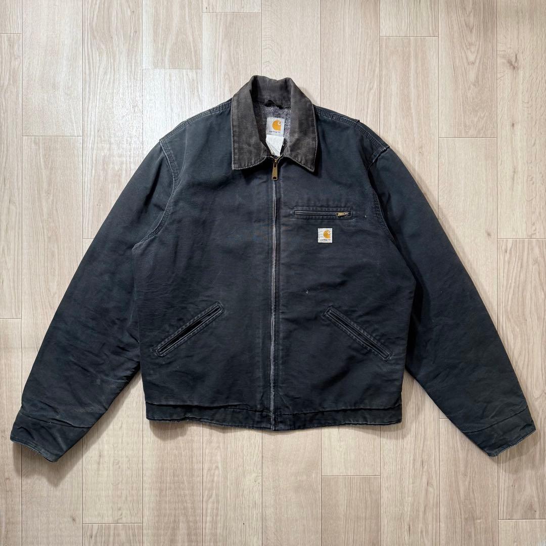 Carhartt デトロイトジャケット 44 黒 ブラック J01BLK - メルカリ