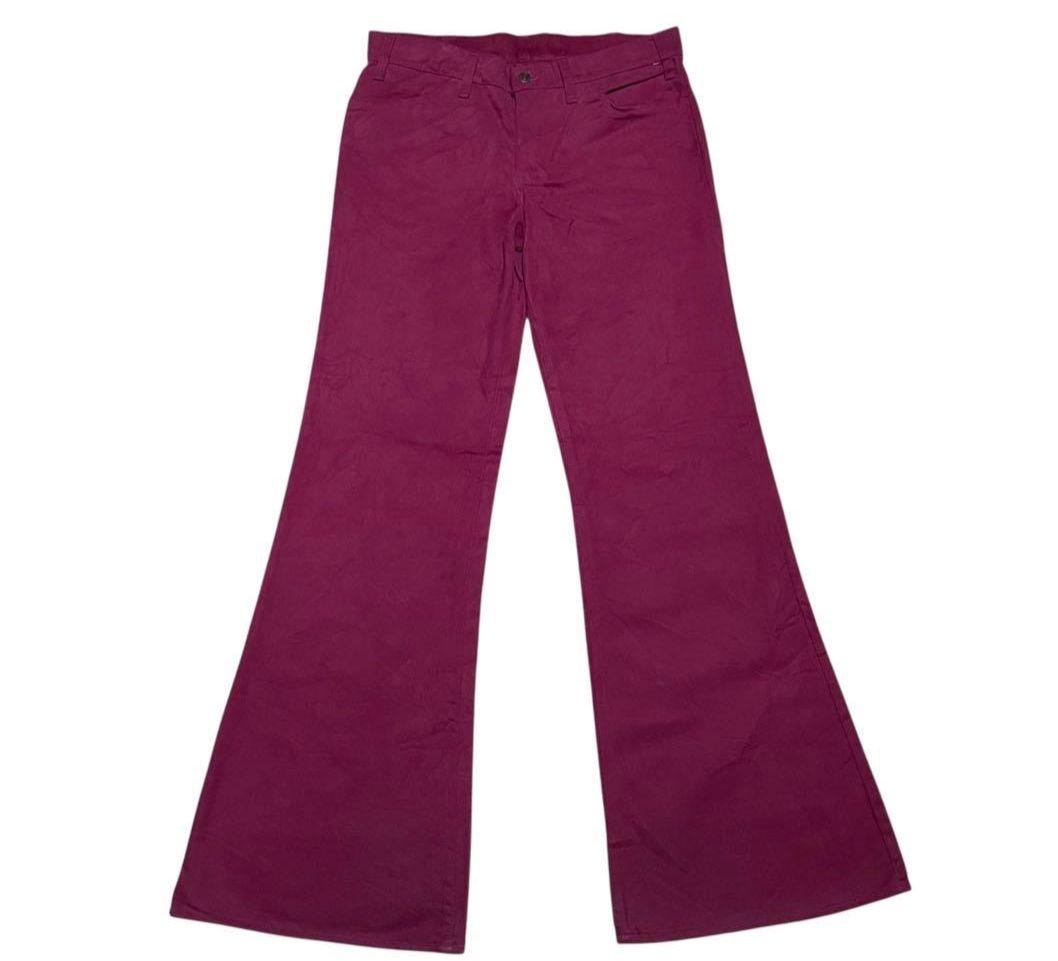超希少 BIG E？ 70s levis 670 ベルボトム バーガンディ 超希少 BIG E？ 70s levis 670 ベルボトム バーガンディ - メルカリ