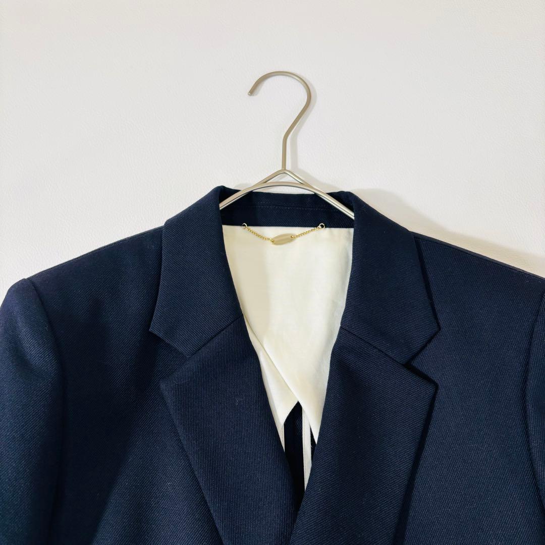 901 美品 マカフィー ウールダブルブレストジャケット ネイビー 近年