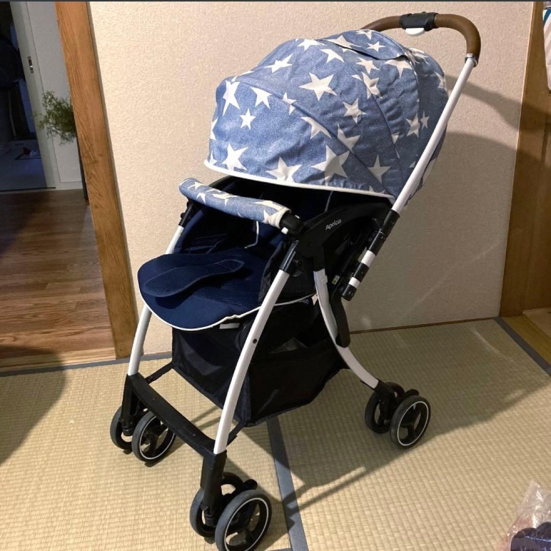 限定モデル アップリカ Aprica ラクーナクッション デニムスター