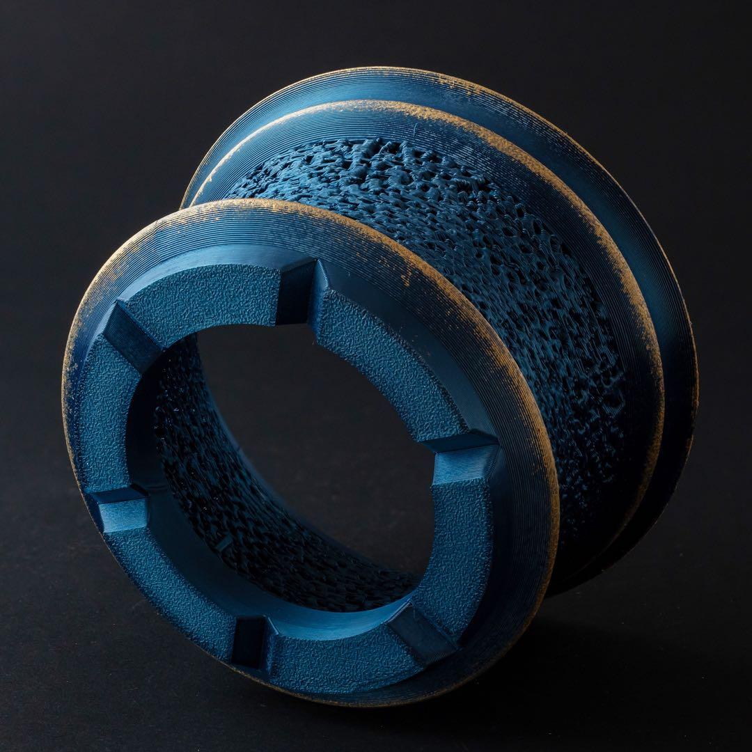 牢城〜青金〜 5号直径15㎝ メッシュ入り3dプリンター鉢 作家鉢 アガベ