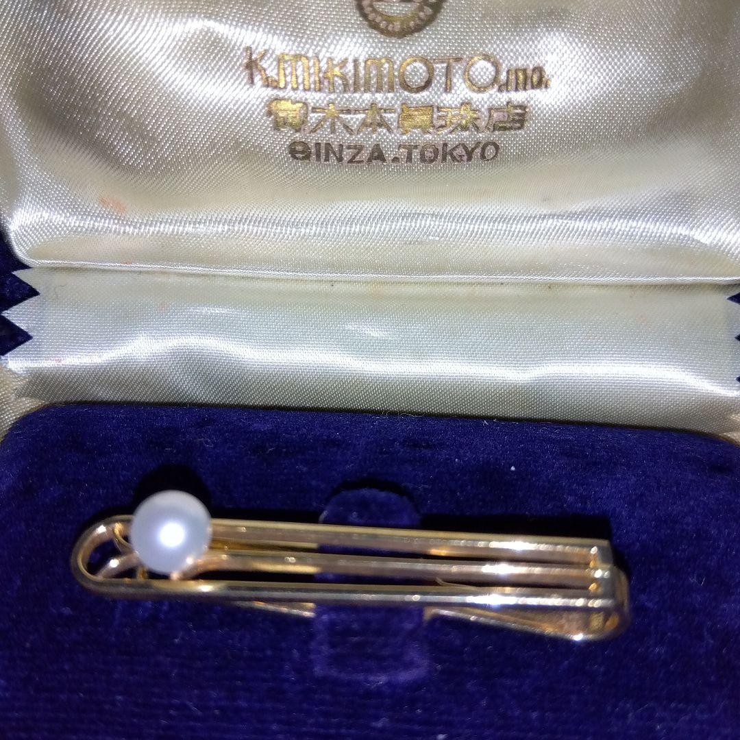 ミキモト御木本 ネクタイピンヴィンテージ ケース付きUsed 大幅お値下