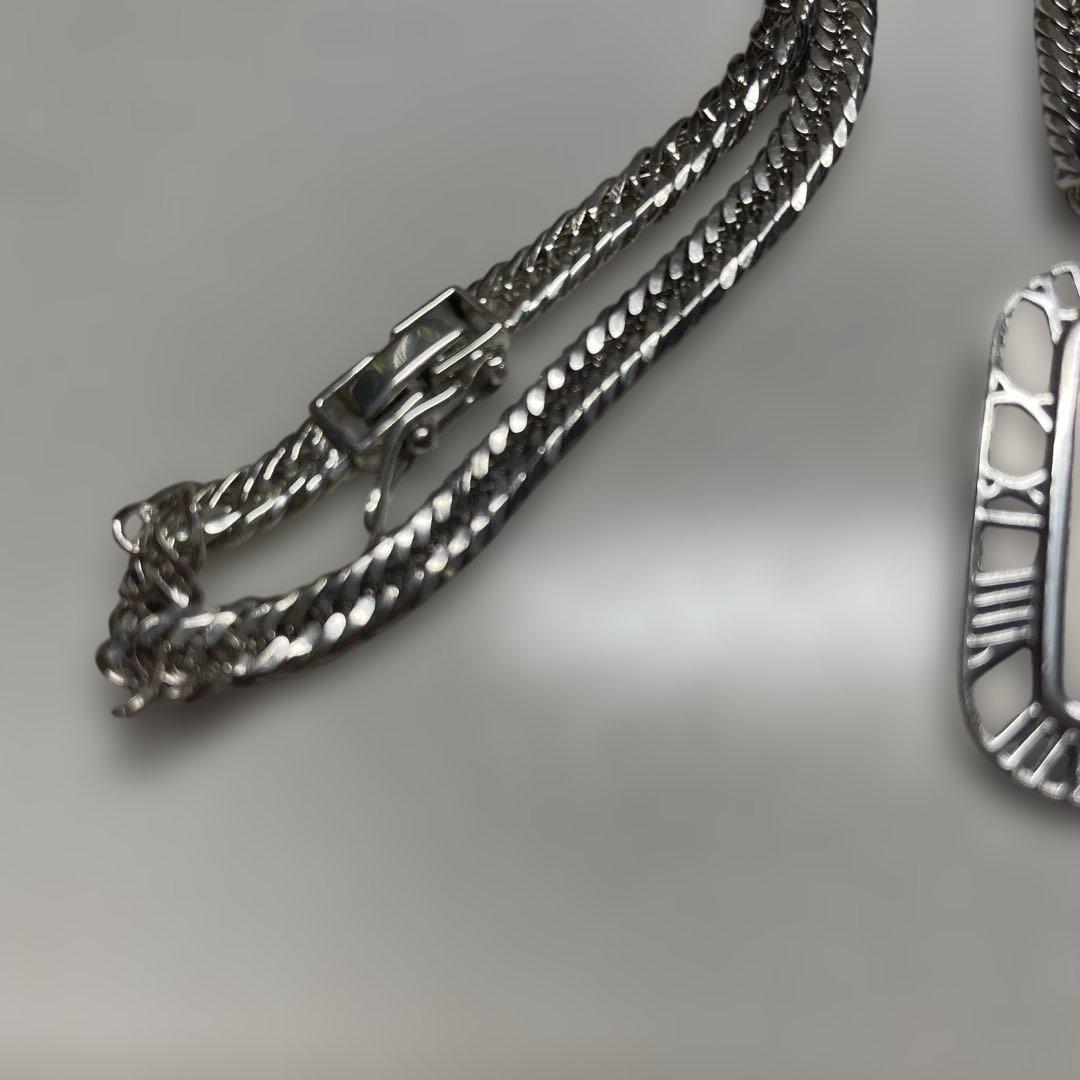 8面トリプルsv925 喜平45センチ トップは無し チェーンのみ