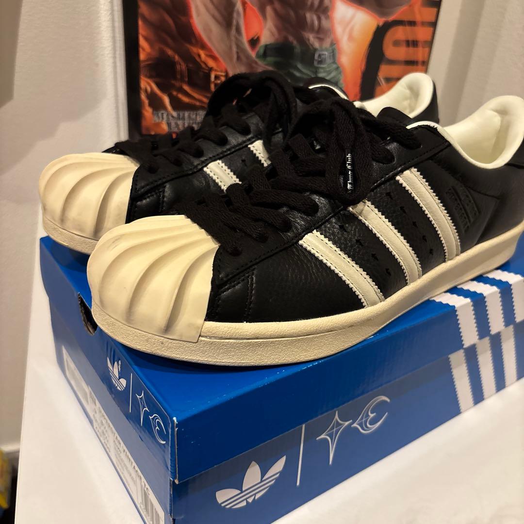 adidas × Thug Club SUPERSTAR ブラック 27cm