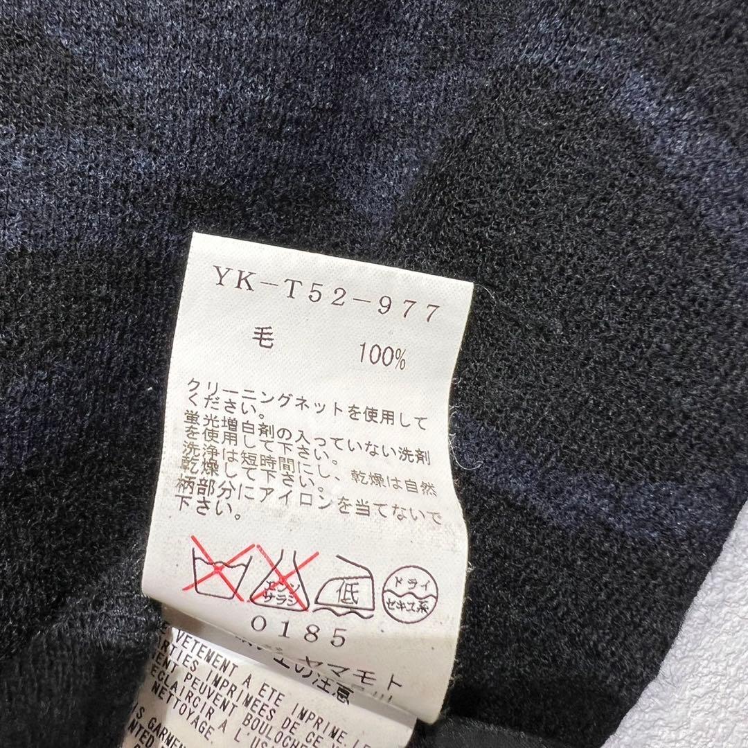 希少 美品 ワイズ ヨウジヤマモト 上質 ウール 花柄 デザイン ニット