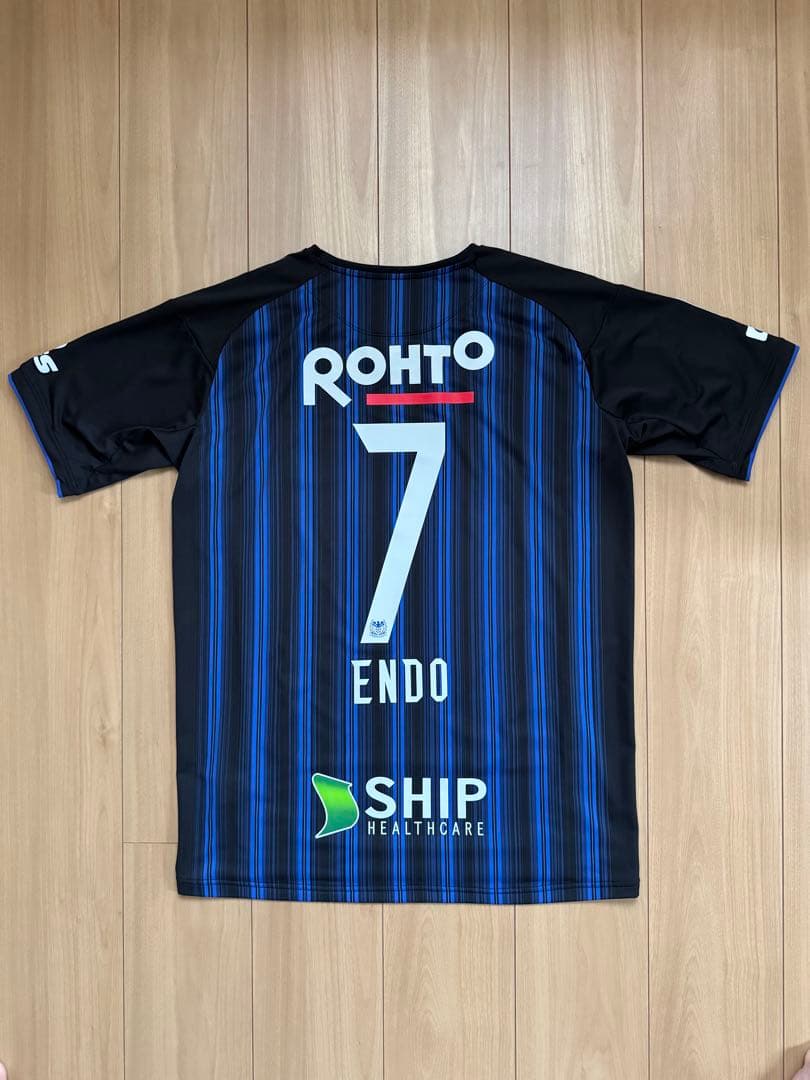 ジ*ウ様 ガンバ大阪 2020 オーセンティック 遠藤保仁 マーキング入り ユニ