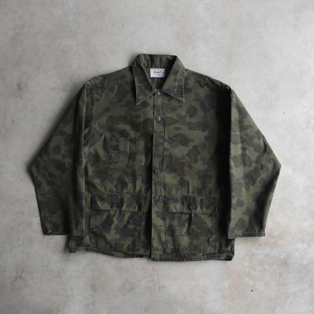 60s 70s KAMO カモ ダックハンターカモ カバーオールジャケット M