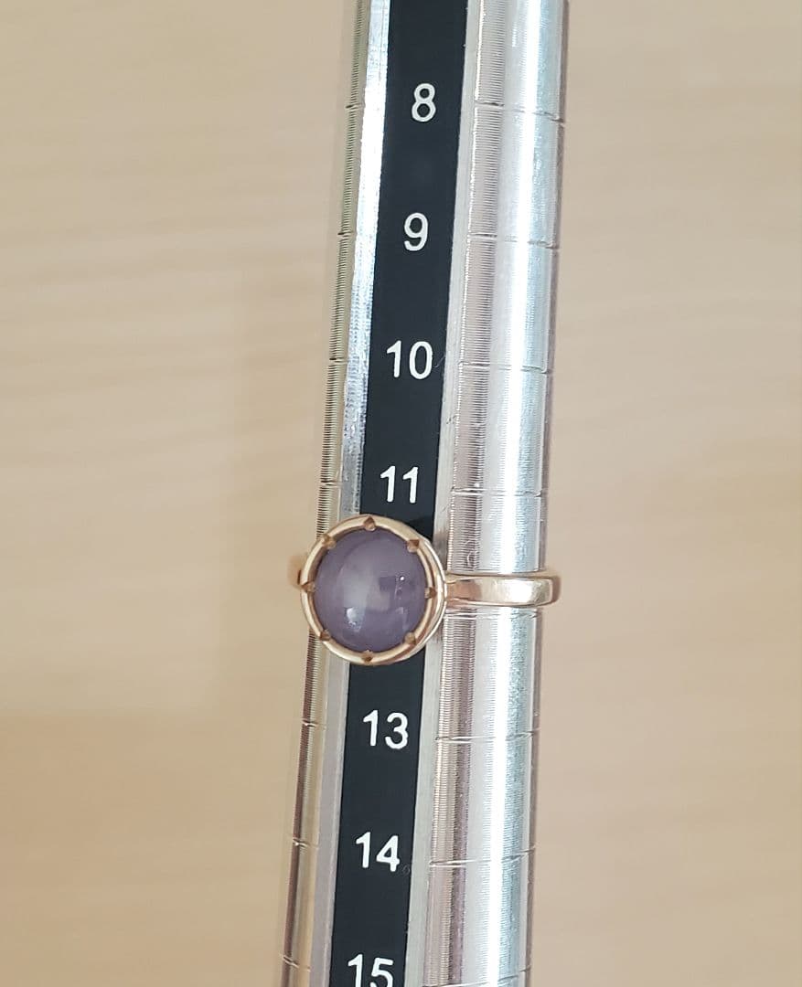 TatsuonagahataスターサファイアのリングK10タツオナガハタ希少 - メルカリ