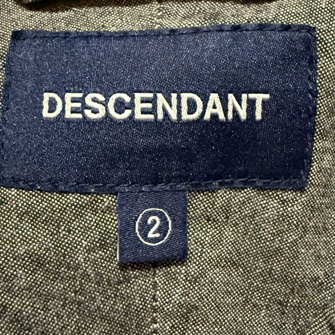 美品/ディセンダント×ロンハーマン 別注 製品染 ロゴ刺繍 シャツ 2