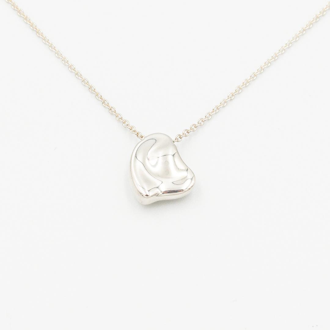 ティファニー フルハート ネックレス シルバー 42.2cm ポーチ付き