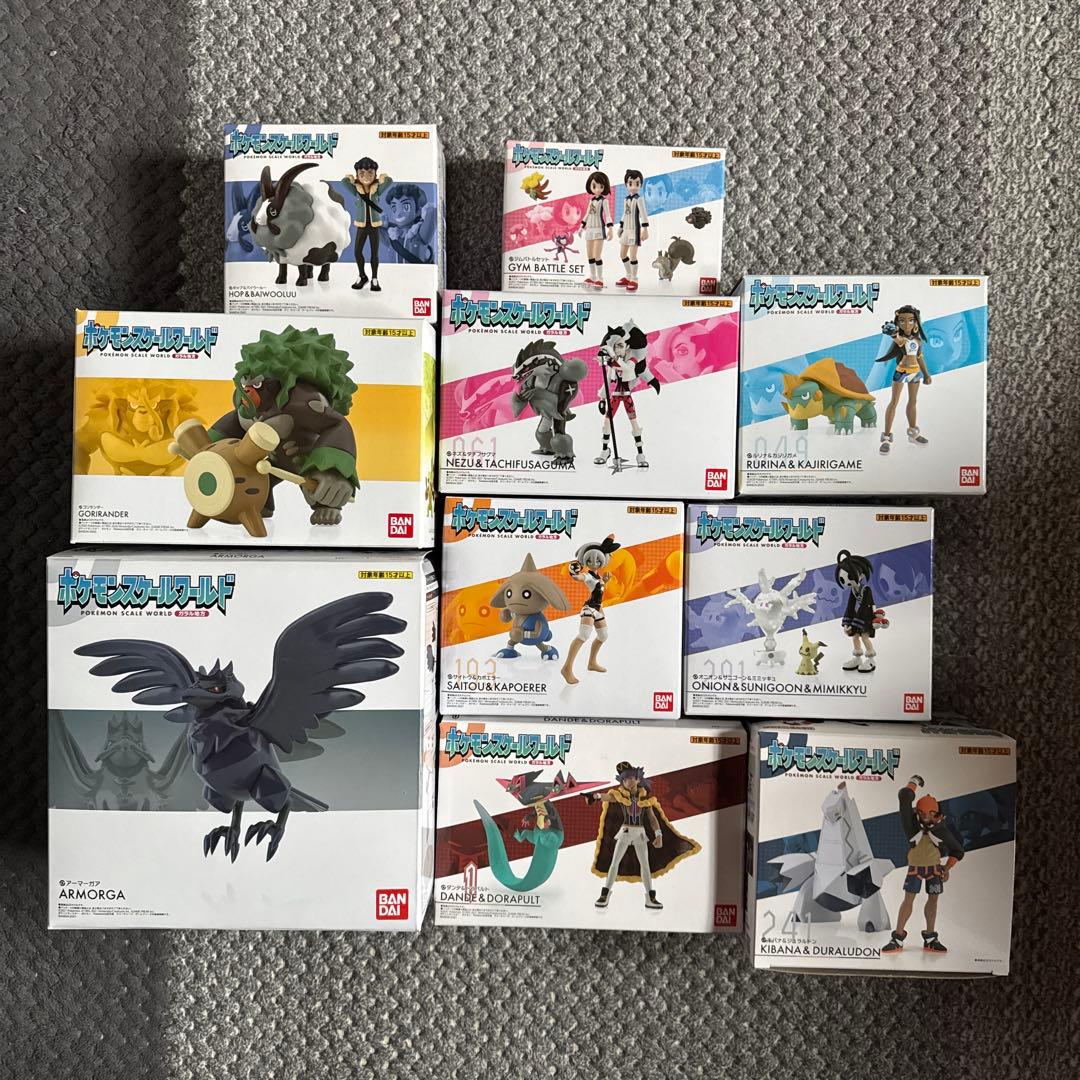 ポケモンスケールワールド ガラル地方 まとめ売り ポケモンスケールワールド ガラル地方 セット｜発売日：2020年9月28日