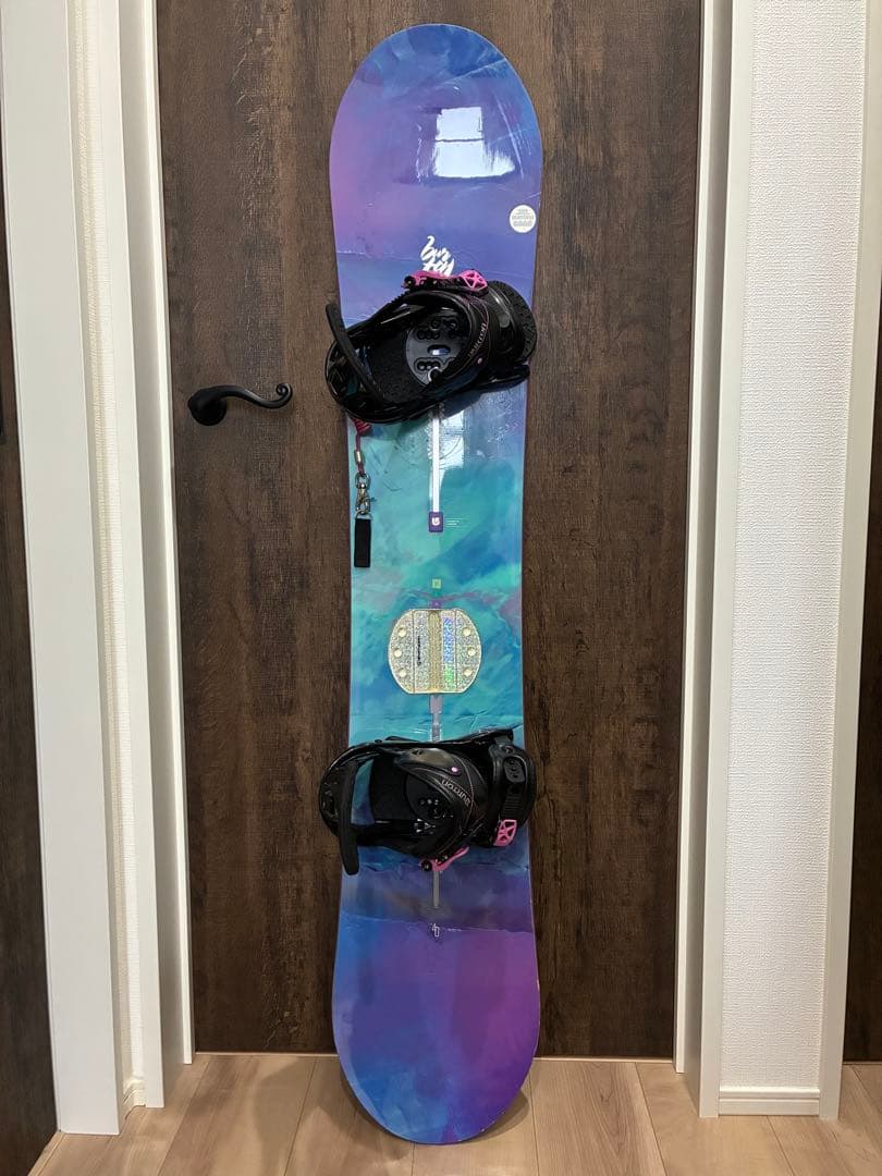 BURTON FEATHER 140 バートン スノボ ビンディング セット BURTON（バートン） BURTON Feather/Pony 2点セット ケース付 サイズ