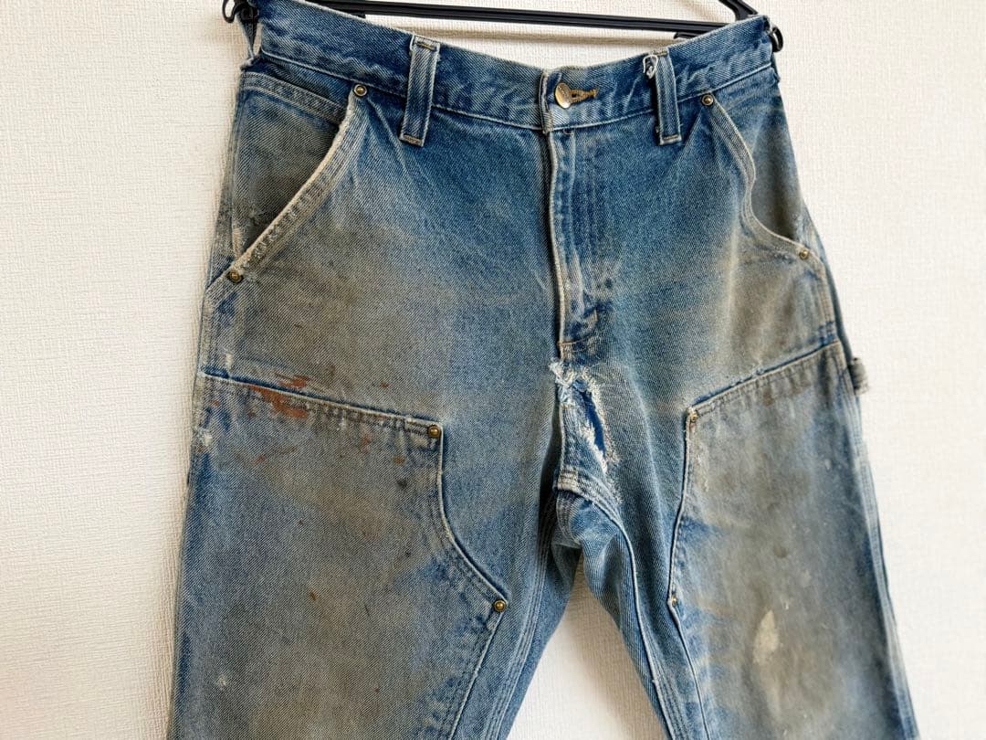 超スペシャル 32X32 W32 カーハート ダブルニー デニムパンツ - メルカリ