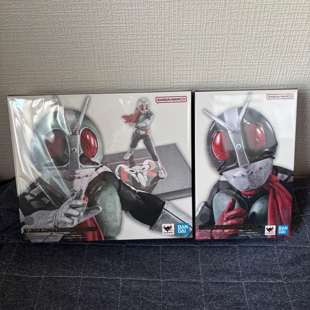 【新品未開封】真骨彫製法　仮面ライダー フィギュア スタンド付き セット 送料込み】【新品未開封】S.H.フィギュアーツ(真骨彫製法) 仮面