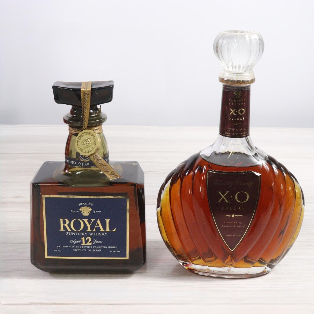 ◇未開栓 2本 サントリー ローヤル プレミアム 12年 ブルーラベル 他