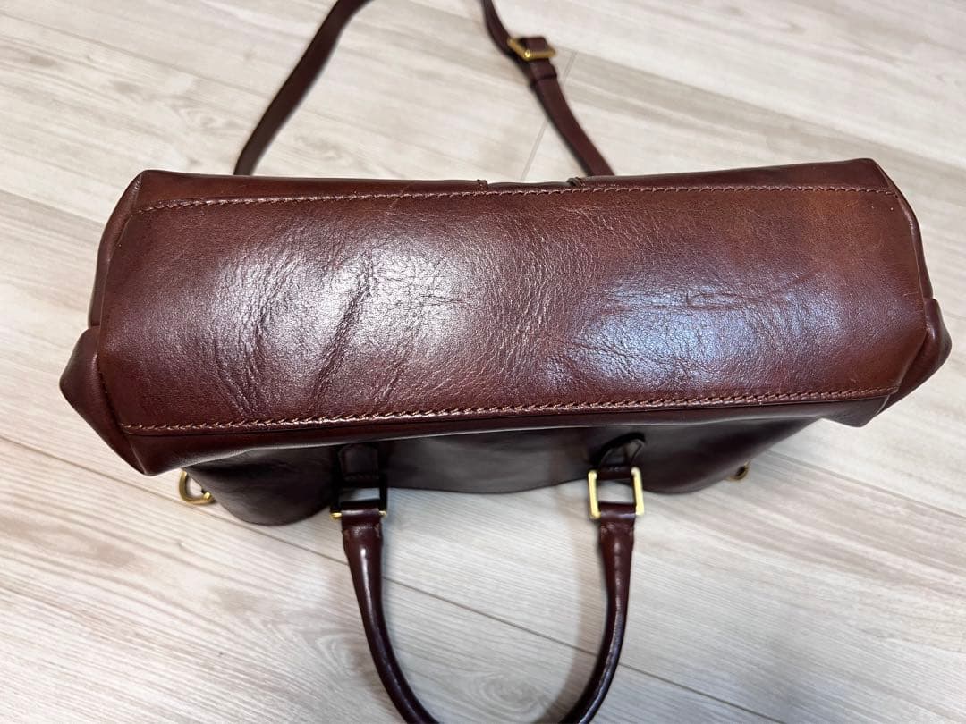 THE BRIDGEレザー ショルダーバッグ ブラウン イタリアの通販はau PAY