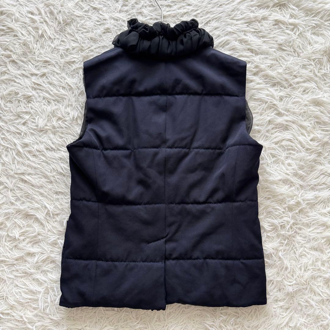 トリココムデギャルソン】AD2010 キルティングベスト M フリル