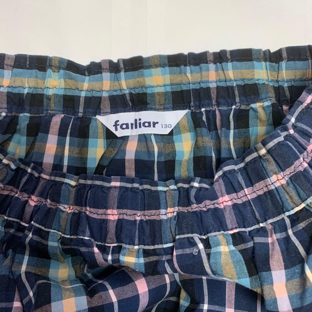 familiar ファミリア チェック柄スカート 130 - メルカリ