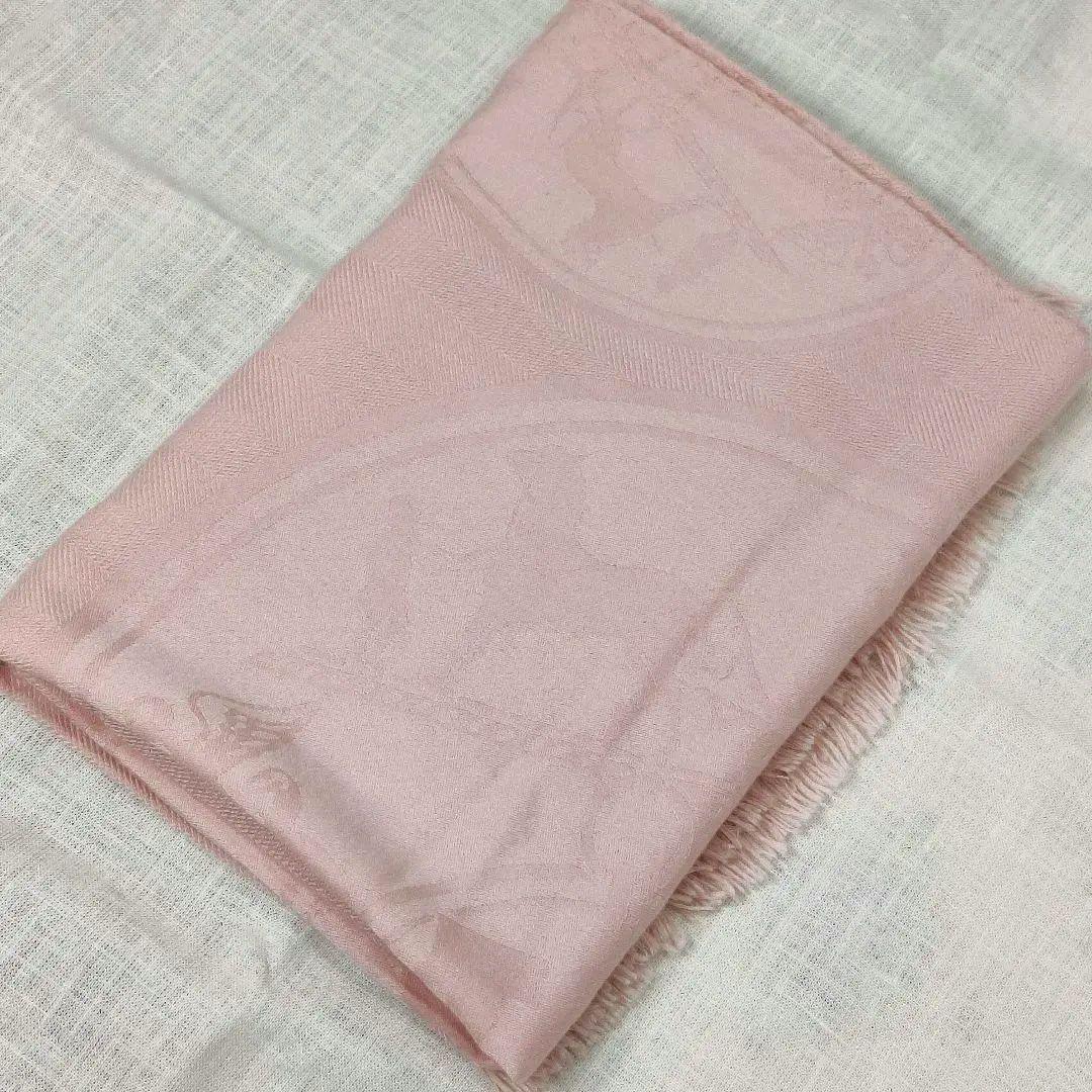 未使用　HERMES《ニュー・リブリス》ストール　カシミヤ　シルク　76×200