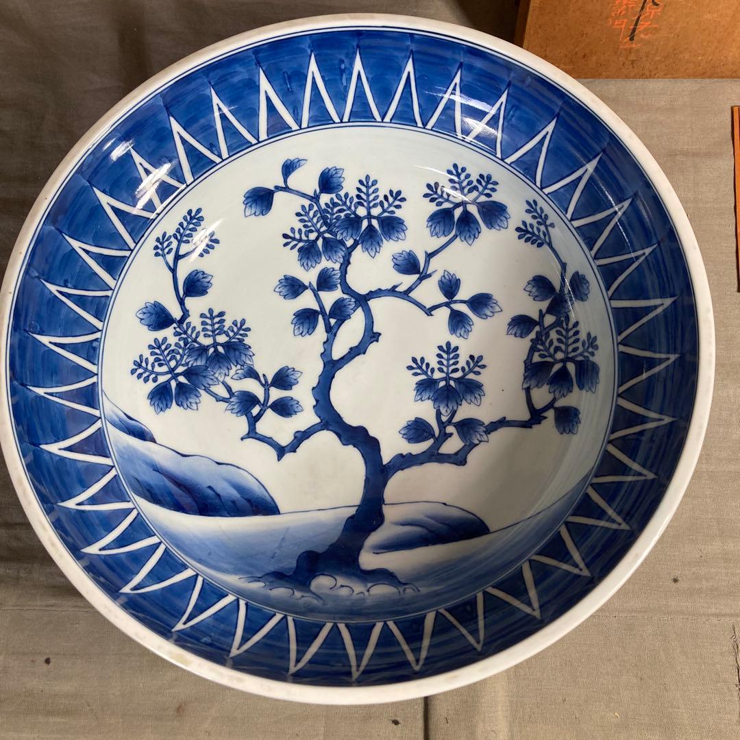 mintonさん専用】古伊万里の伝統 名窯 舘林源右衛門作 染付桐絵 大