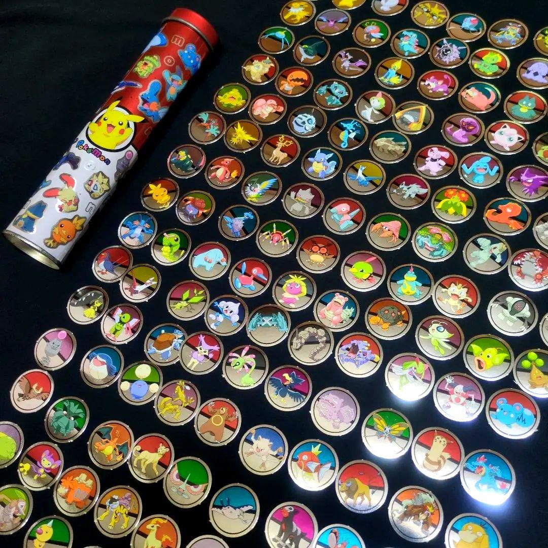 激レア》ポケモン ぎんピカ メダル 小学館 幼稚園 付録 収納缶付き249