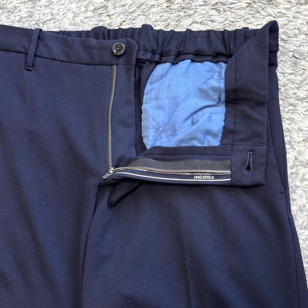 定価3.9万 インコテックス ハイコンフォート ジャージー ノープリーツ