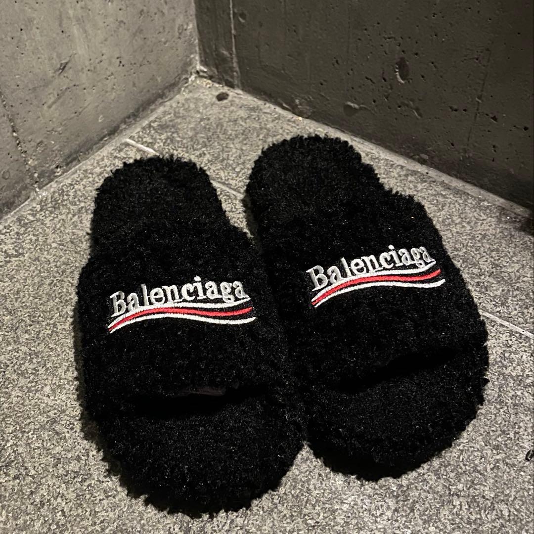 代行】Balenciaga Furry Slide ※本体のみ - メルカリ