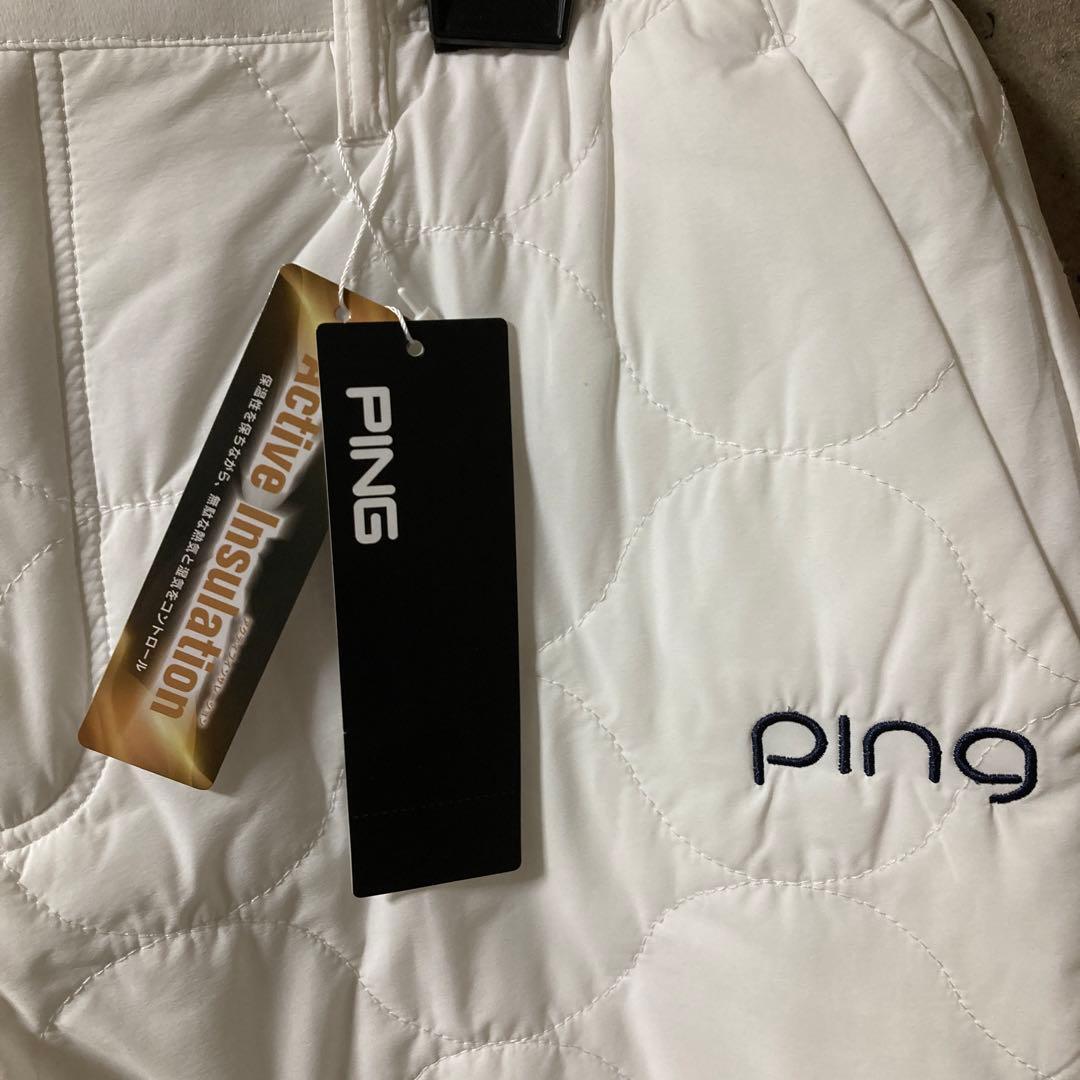 谷野省吾 PING レディースパンツ　 ホワイト
