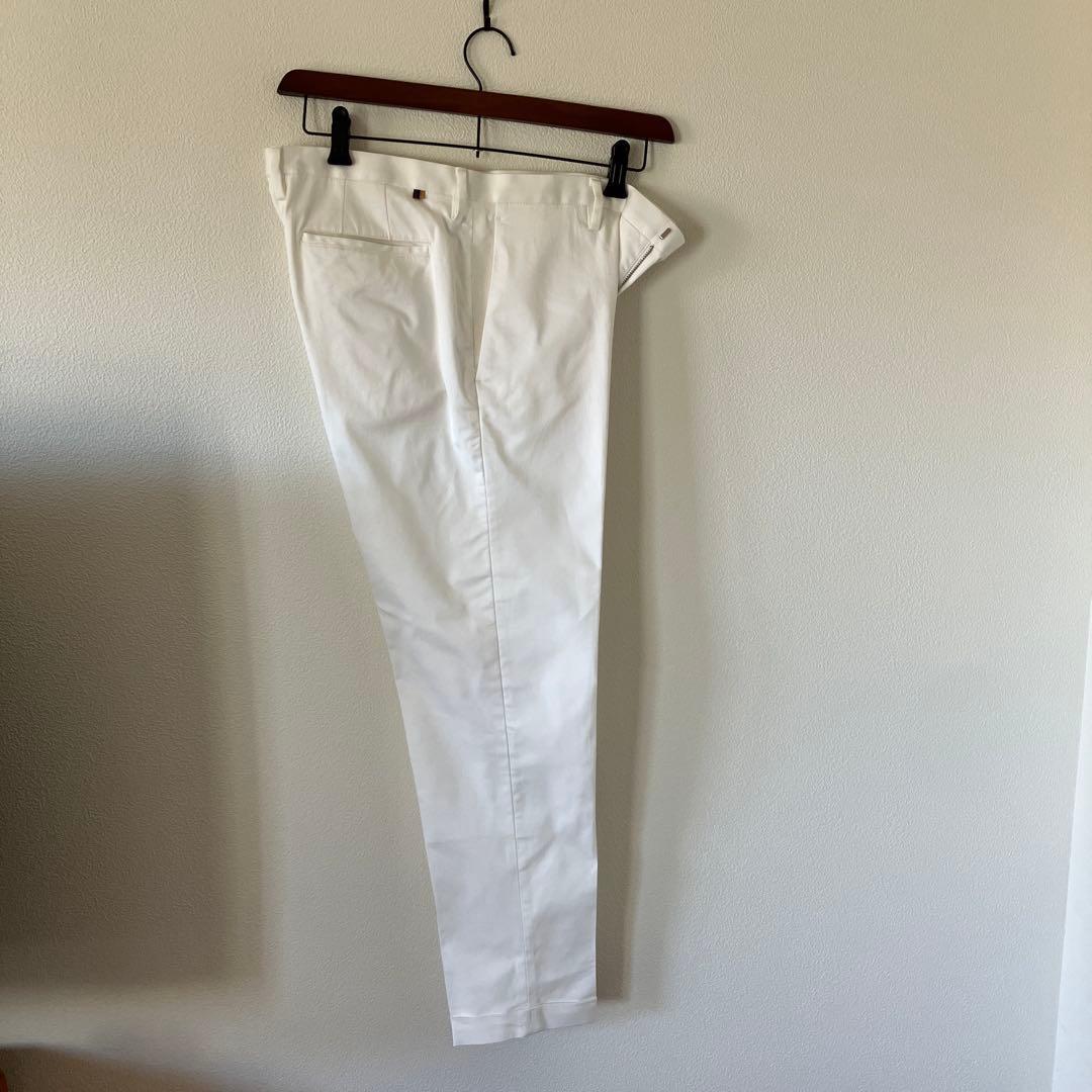 中村圭 パンツ2本 美品 Paulsmithネイビー テーパードスラックス