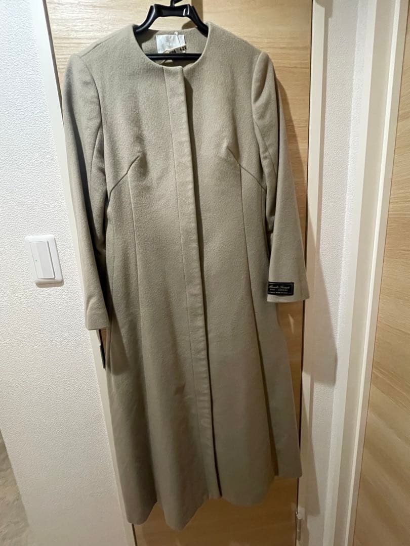 CELFORD セルフォード カシミア混 クルーネックフレアコート - メルカリ