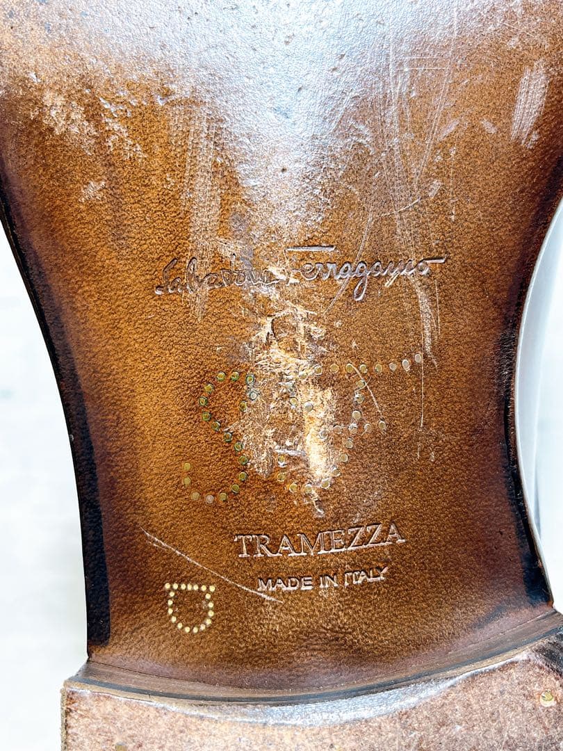 定価20【極美品】サルヴァトーレフェラガモ TRAMEZZA 約27cm