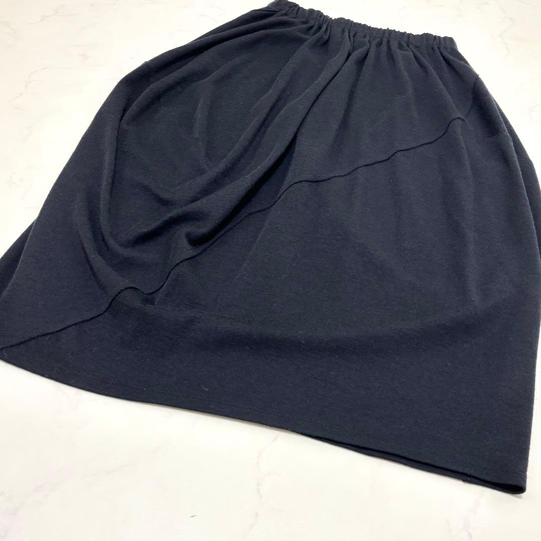 ヨーガンレール ウールジャージー バルーンスカート ストレッチ 定番