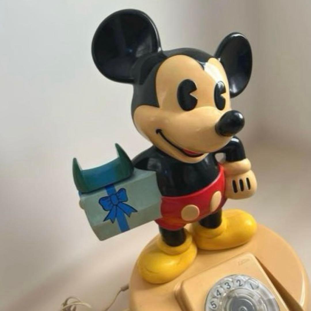Smile雑貨様】Disney ミッキーマウス ダイヤル式電話 DK-641