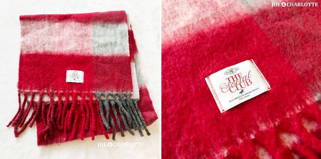 ダーリッチ darich チェックボリュームマフラー 名古屋6周年限定