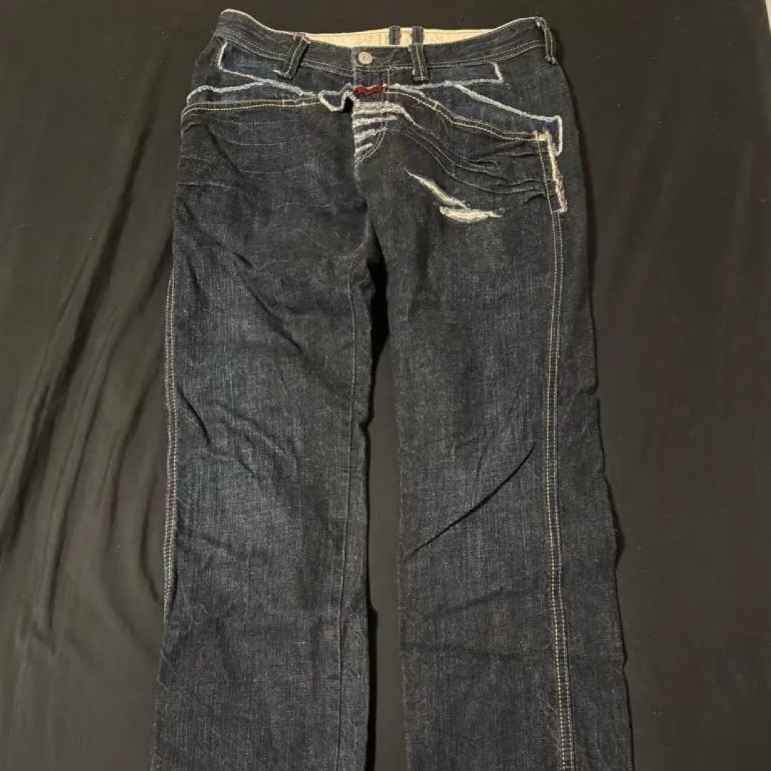 00s 【入手困難】MARITHE FRANCOIS GIRBAUDデニムパンツ 送料